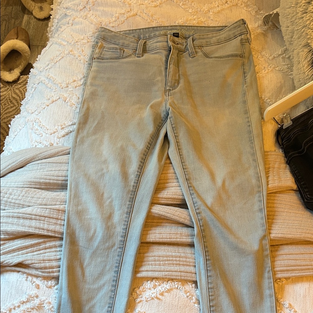 Universal Thread Light Gray Skinny Jeans